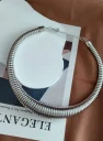 colar choker grossa 1639 dourado, Único