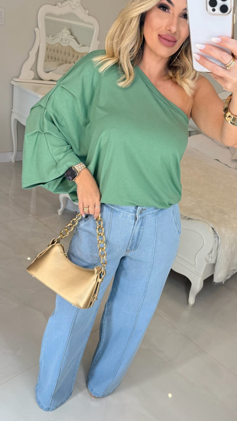 calça pantalona jeans 1744