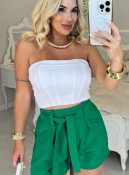 macacão estampado curto lisley 2072