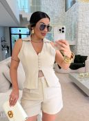 vestido curto de alcinha 999 estampa 1, Único