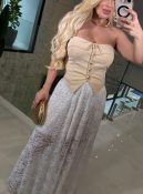 saia renda flora 2255 branco, Único