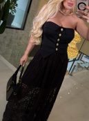 saia renda flora 2255 vermelho, Único