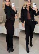 jaqueta jeans analu preto 2583