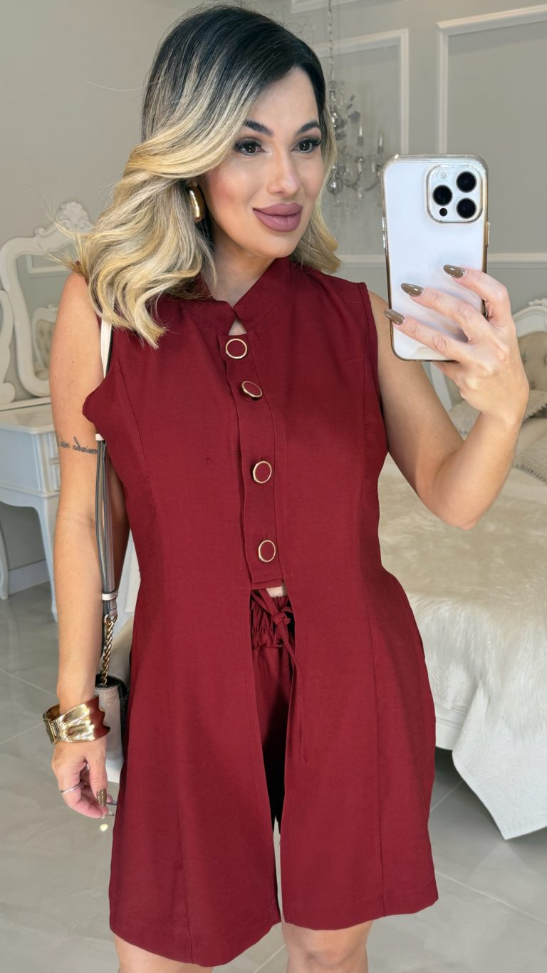 conjunto com botões fernanda 2666 conjunto com botões fernanda 2666