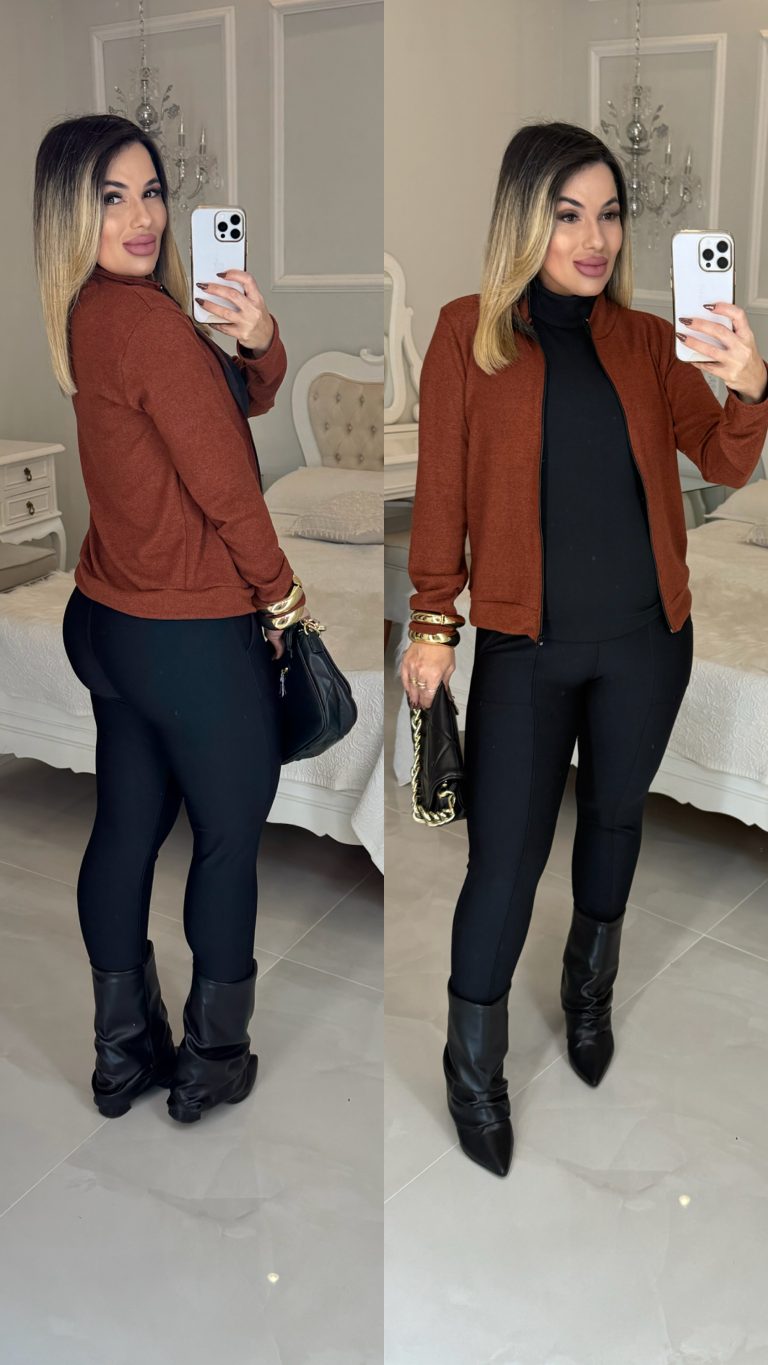 casaquinho com ziper aniê 2794