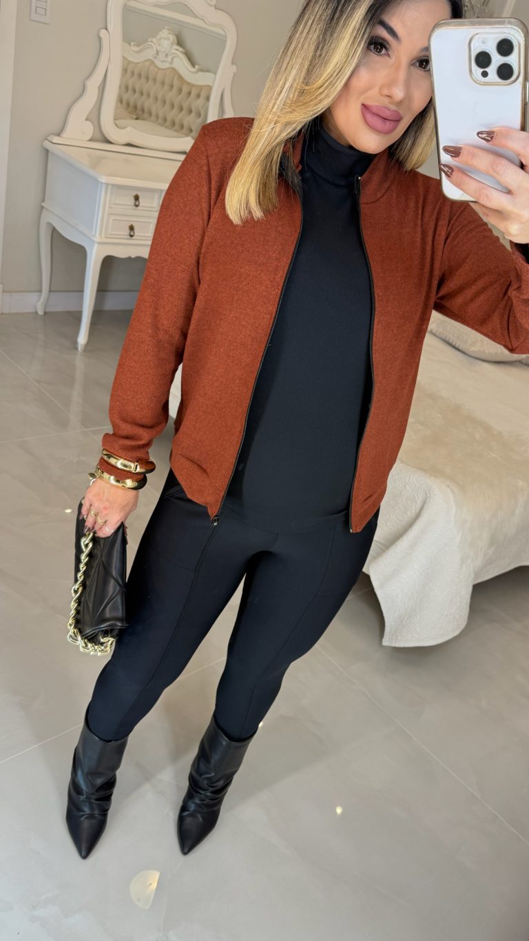 casaquinho com ziper aniê 2794 casaquinho com ziper aniê 2794