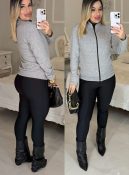 casaquinho com ziper aniê 2794