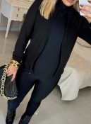 casaquinho com ziper aniê 2794