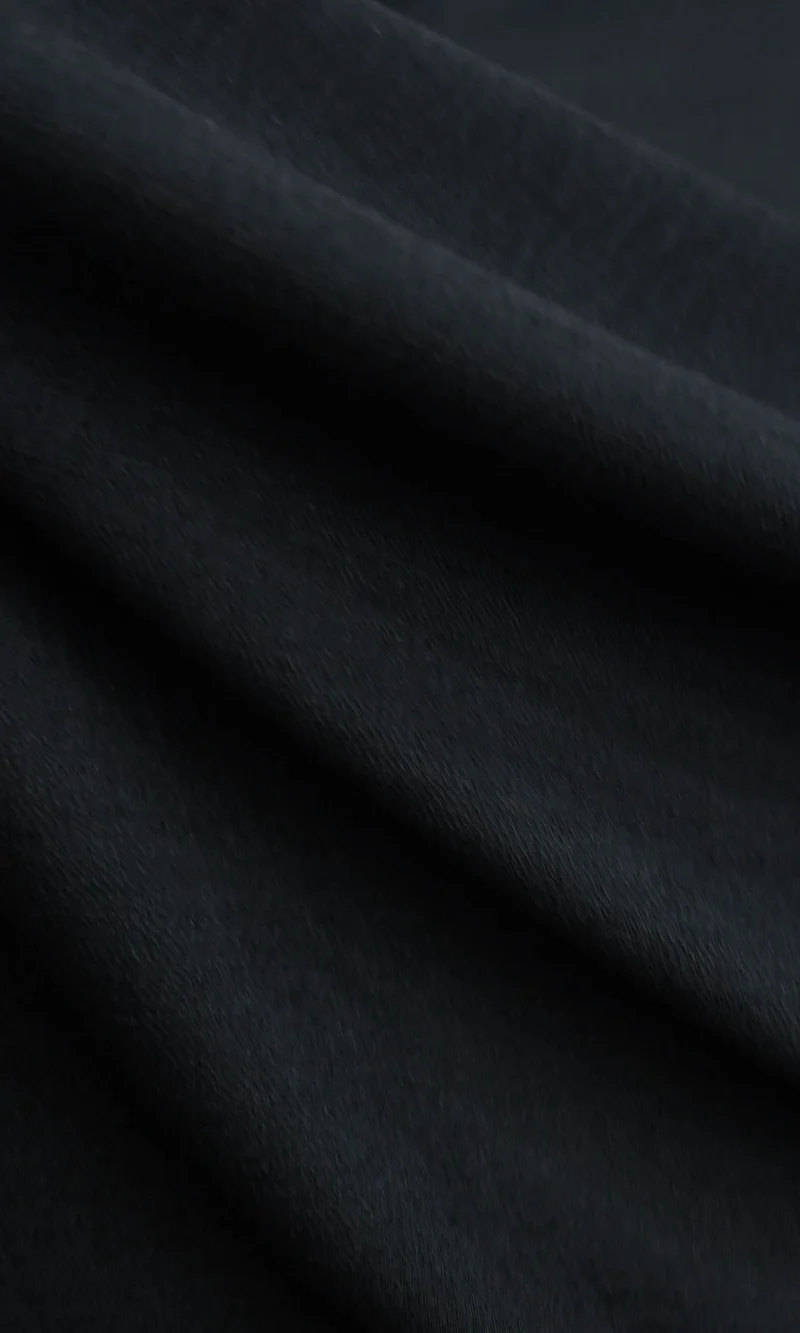 5126 tecido crepe leve com textura de linho preto 4 