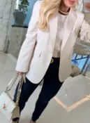 blazer de linho forrado joyce 2880