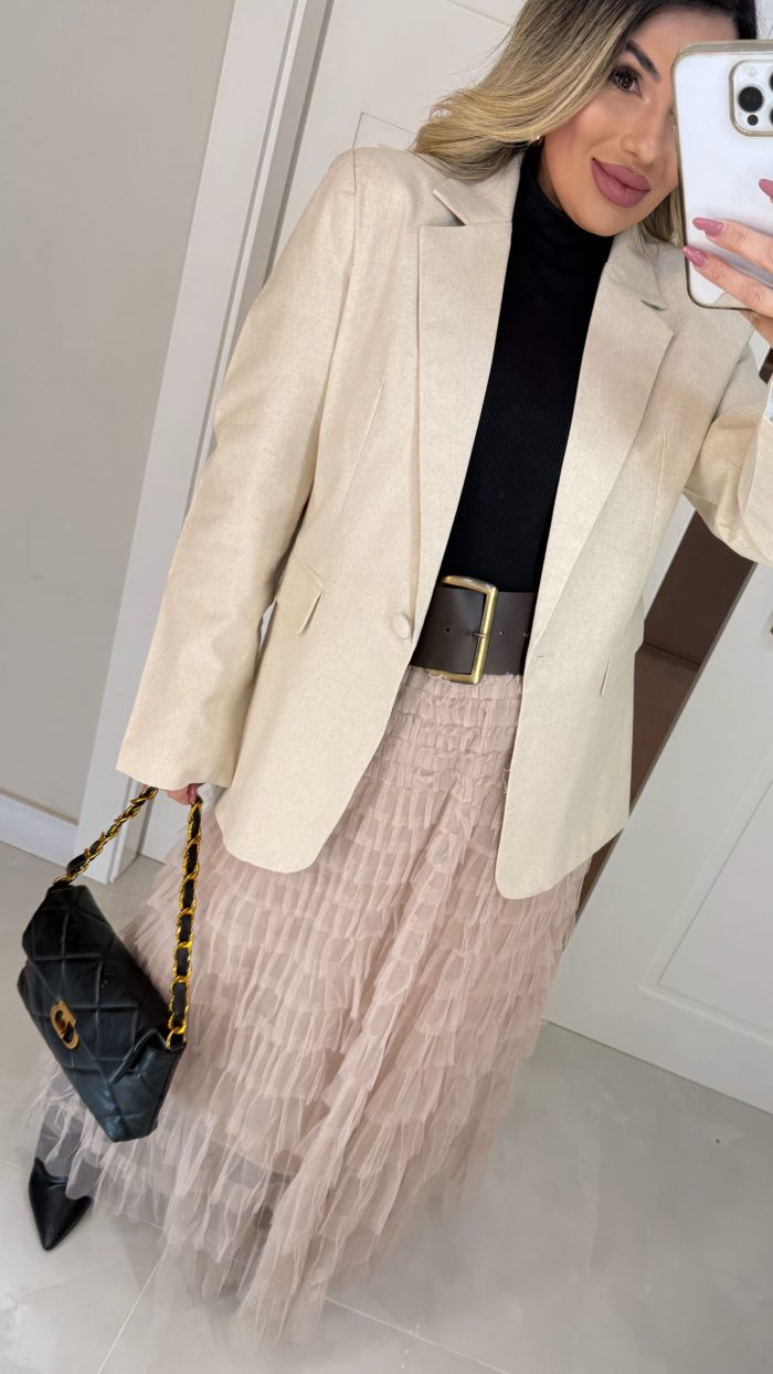 blazer de linho forrado joyce 2880 blazer de linho forrado joyce 2880