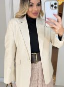 blazer de linho forrado joyce 2880