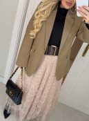 blazer de linho forrado joyce 2880