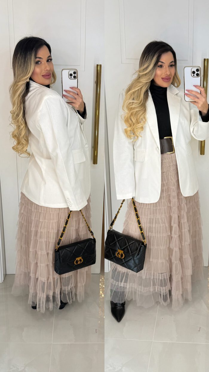 blazer de linho forrado joyce 2880 blazer de linho forrado joyce 2880