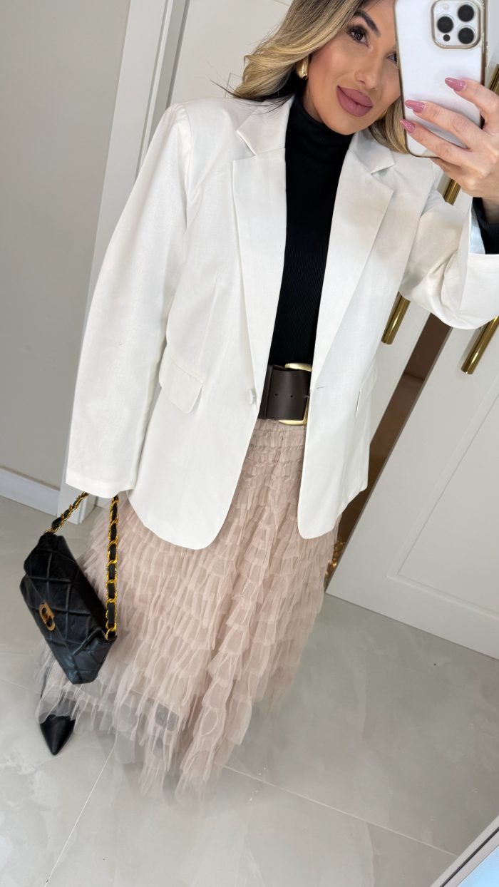 blazer de linho forrado joyce 2880 blazer de linho forrado joyce 2880