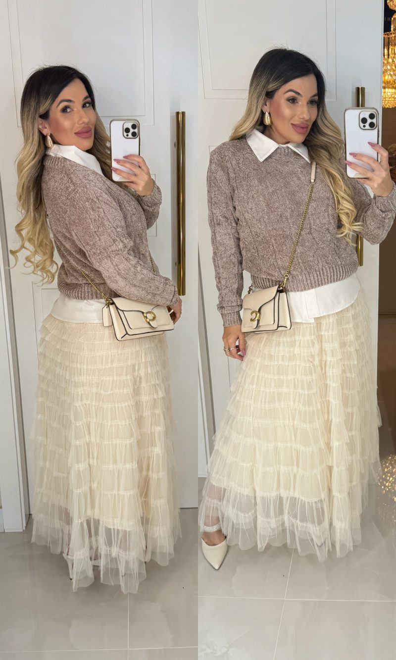 blusa tricô mousse chenille 2878