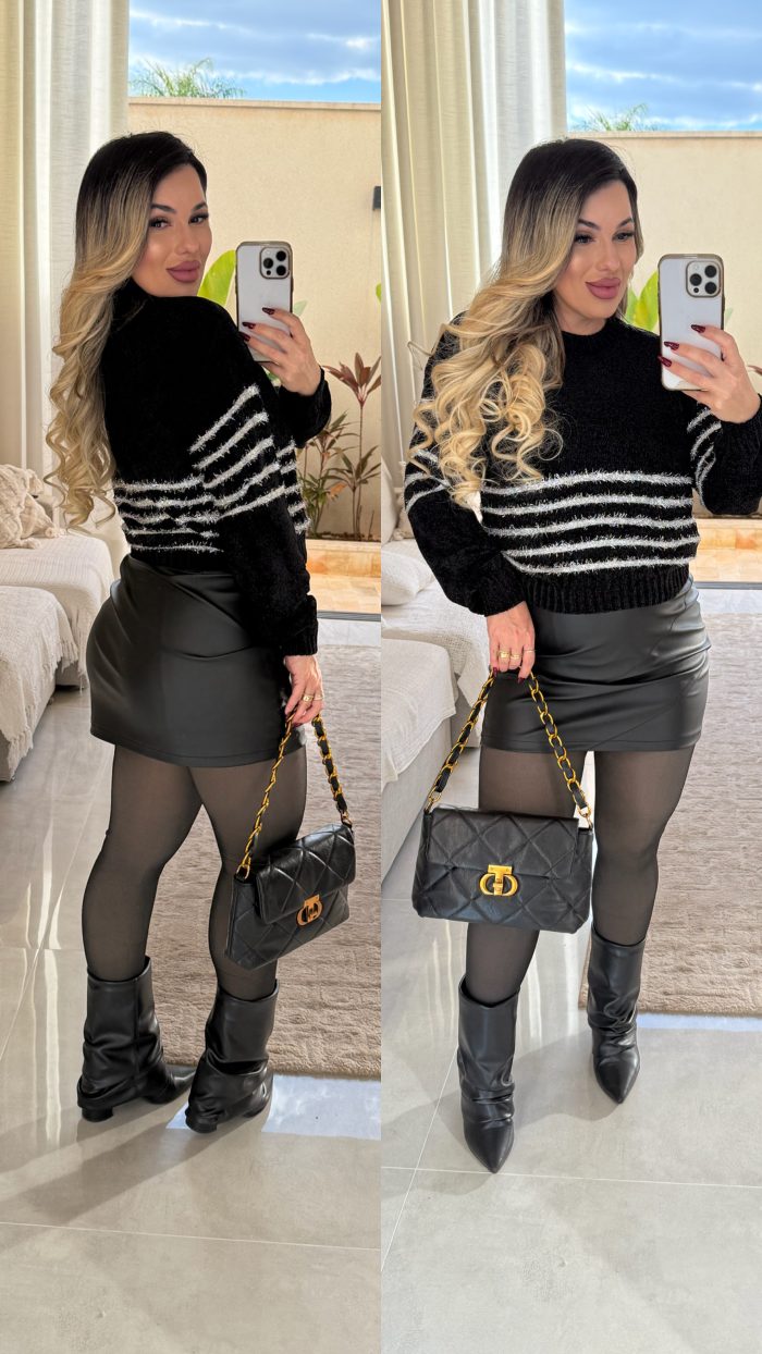 blusa mousse listrada alyssa 2903 blusa mousse listrada alyssa 2903