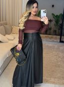 body ombro a ombro tule 2893