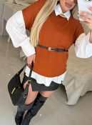 camisa crepe ludmila 2829