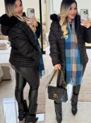 jaqueta puffer peluciada miriam 2847