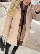 casaco lã batida c/gola e botões ana carla 2927