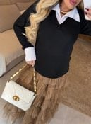 blusa lanzinha c/ detalhe camisa valeria 2917