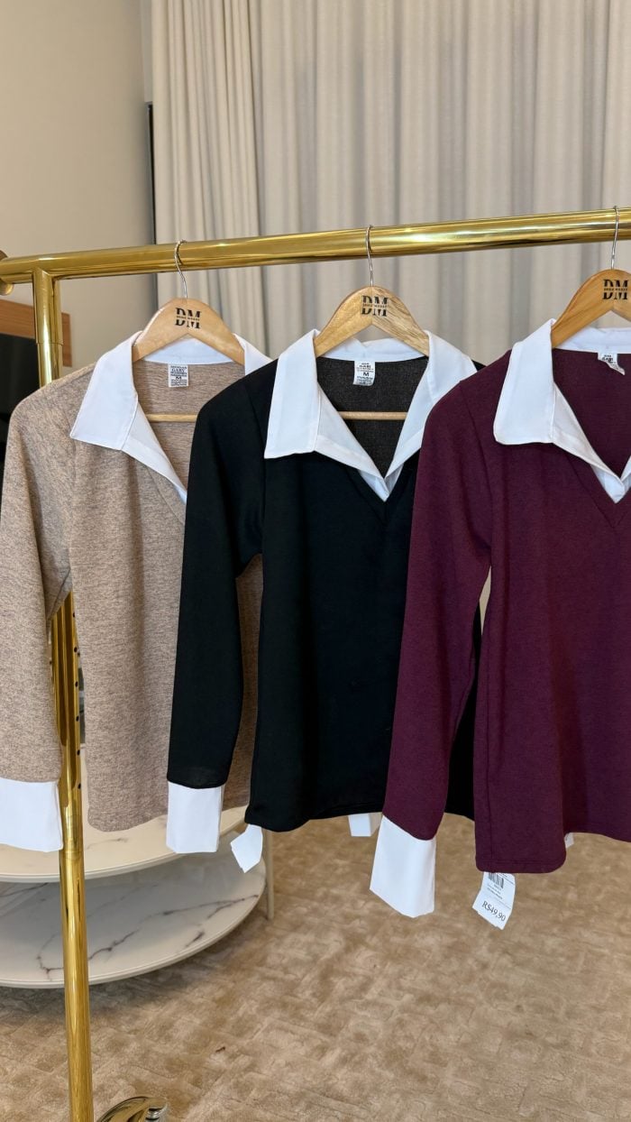 blusa lanzinha c/ detalhe camisa valeria 2917 blusa lanzinha c/ detalhe camisa valeria 2917