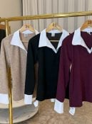 blusa lanzinha c/ detalhe camisa valeria 2917