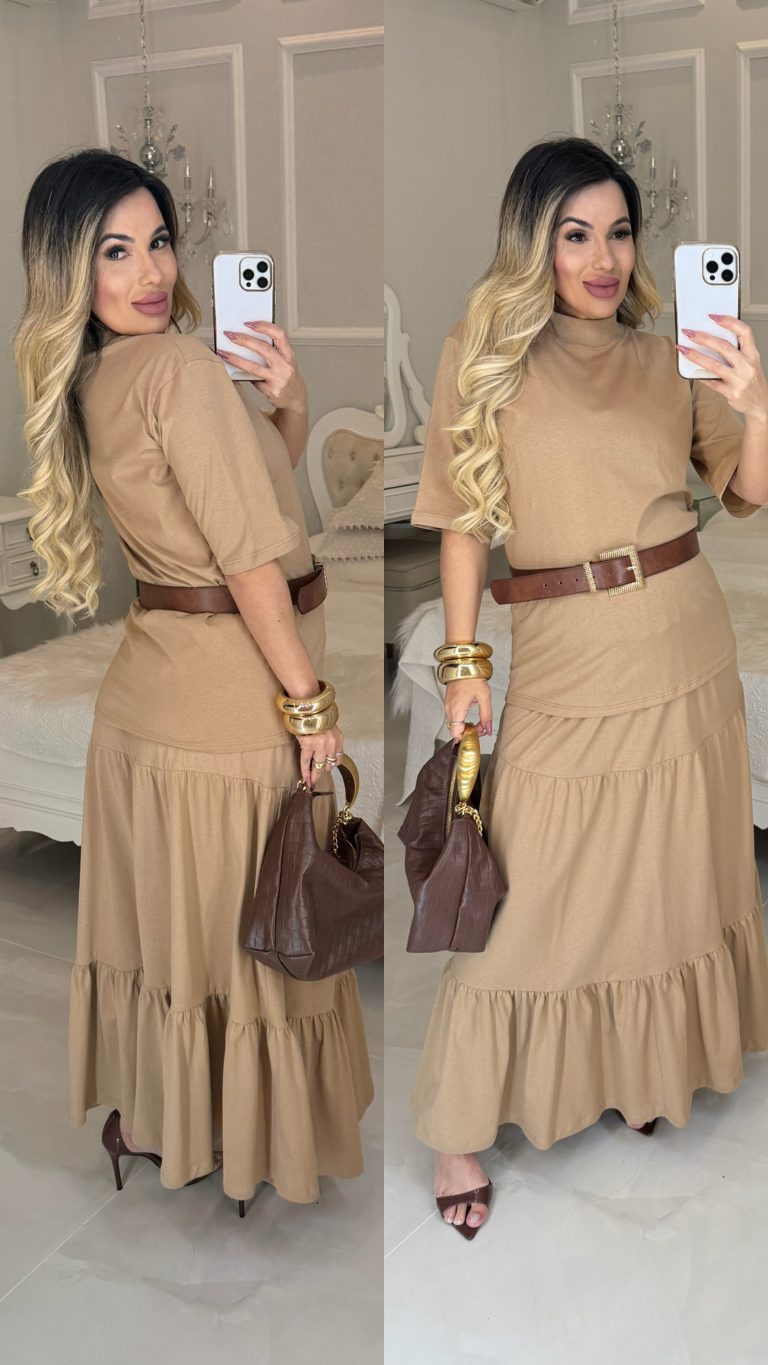 vestido moletim c/cinto fivela bruna 2842 vestido moletim c/cinto fivela bruna 2842