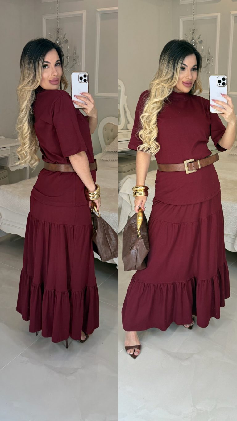 vestido moletim c/cinto fivela bruna 2842 vestido moletim c/cinto fivela bruna 2842