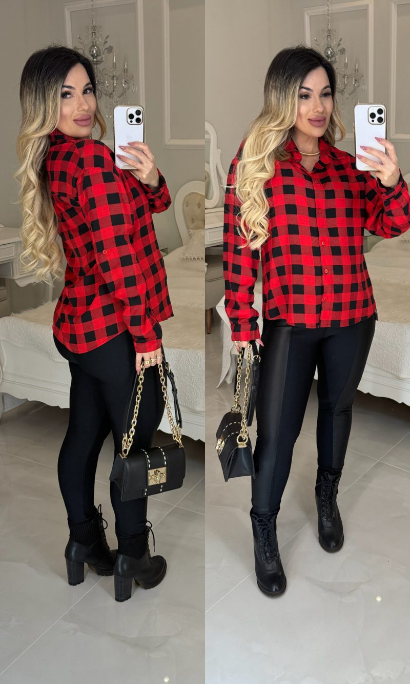 camisa xadrez luciana 2839