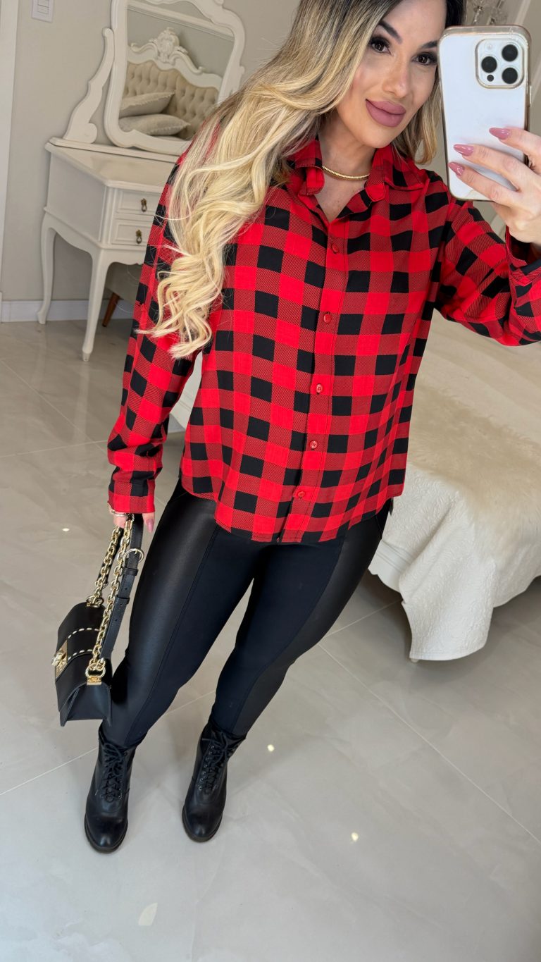 camisa xadrez luciana 2839 camisa xadrez luciana 2839