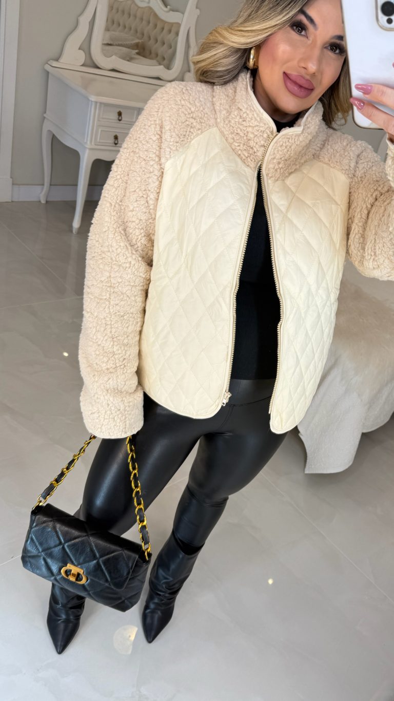 casaco microfibra c/teddy livian 2854 casaco microfibra c/teddy livian 2854