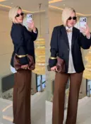 blazer de linho forrado joyce 2880