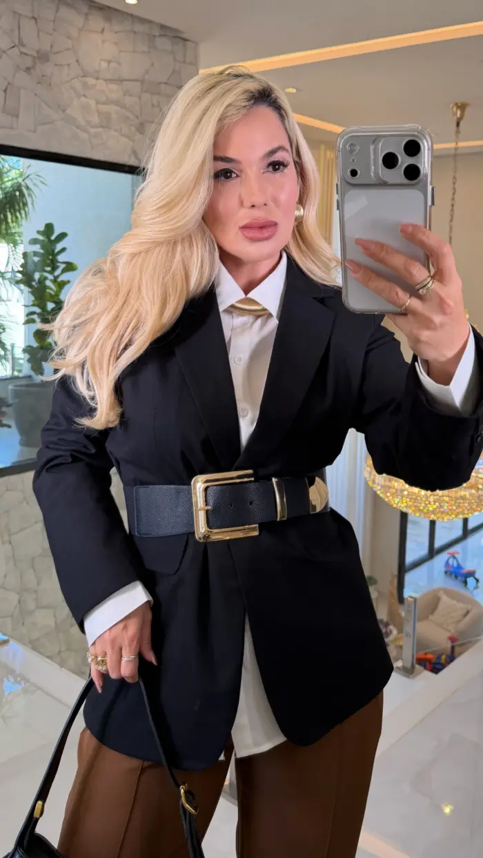 blazer de linho forrado joyce 2880 blazer de linho forrado joyce 2880