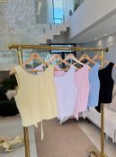 blusa c/amarração nas costas poliane 3046