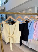 blusa c/amarração nas costas poliane 3046