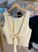 blusa c/amarração nas costas poliane 3046