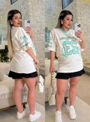 camisetão listrado 3043