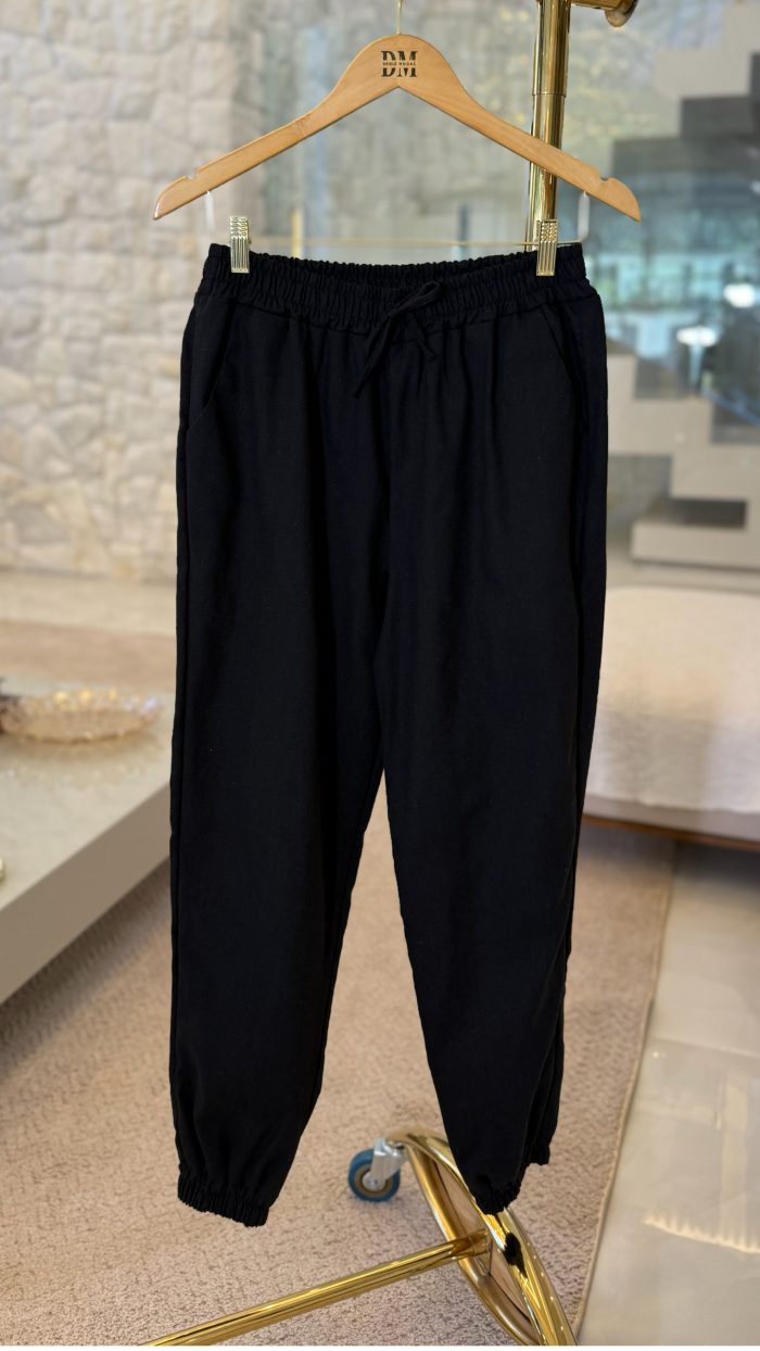 calça jogger de linho 052 calça jogger de linho 052