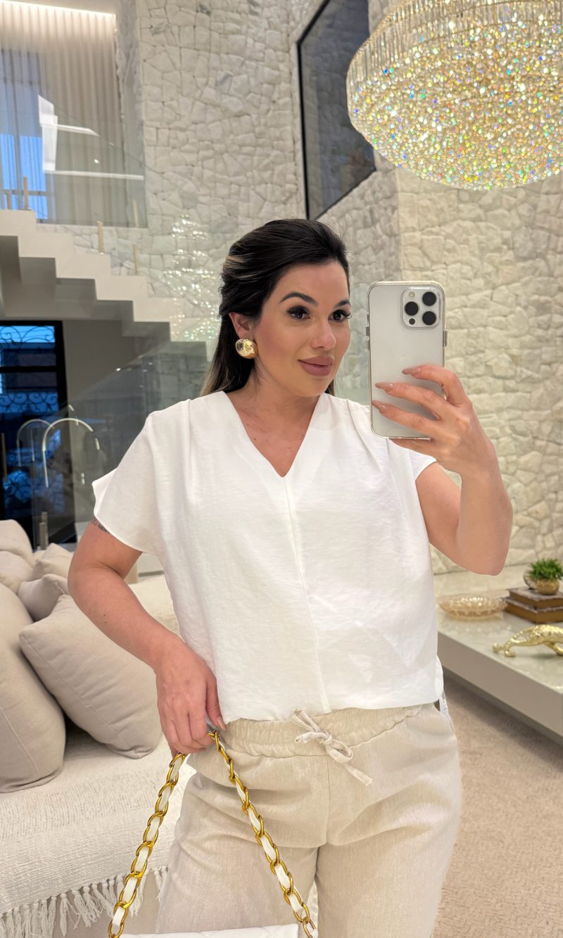 calça jogger de linho 052 calça jogger de linho 052