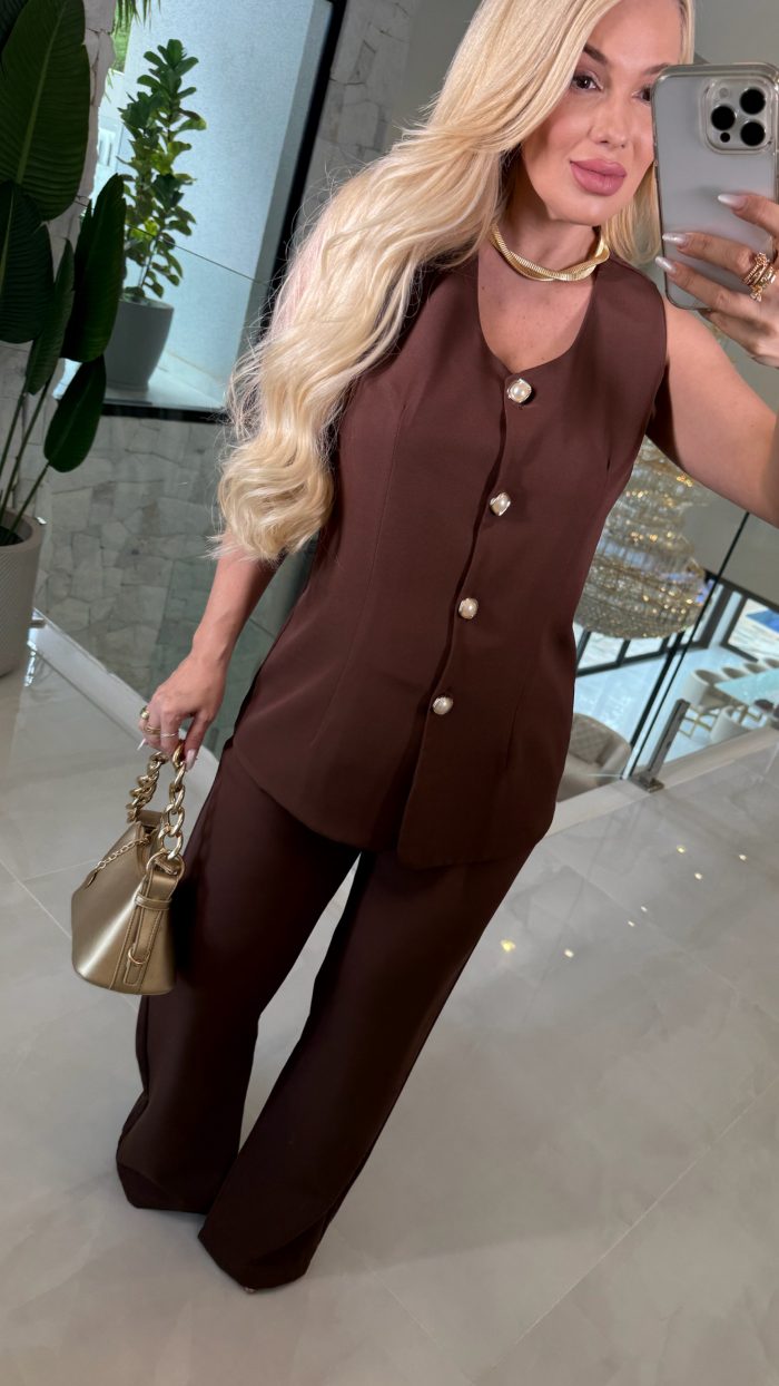 conjunto alfaiataria c/botão 2984 conjunto alfaiataria c/botão 2984