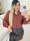 camisa helenice c/botão 2964