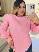 blusa de manga bordada ana maria 2996