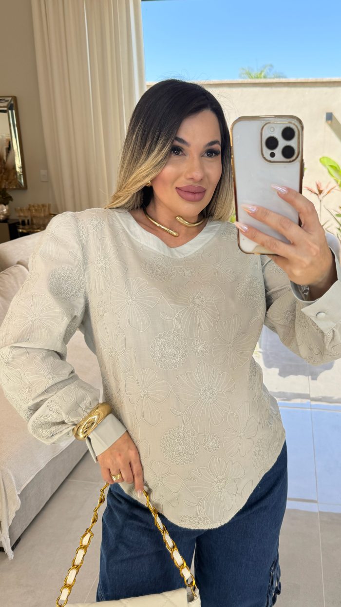 blusa de manga bordada ana maria 2996 blusa de manga bordada ana maria 2996