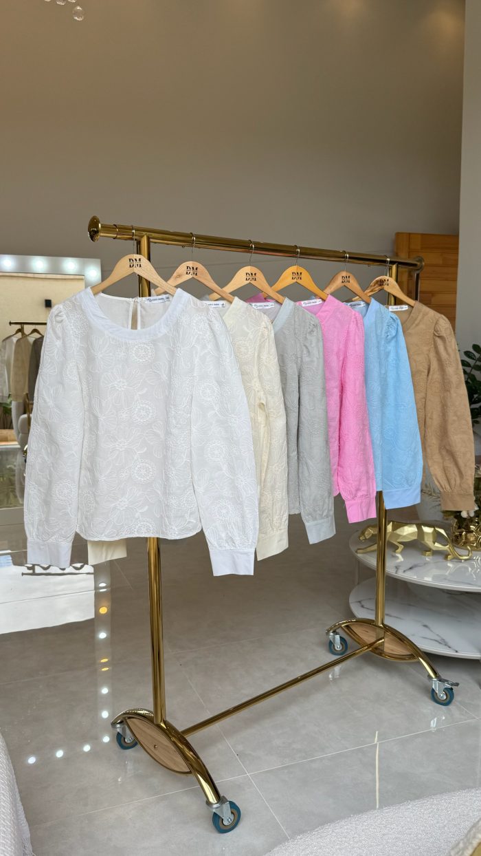 blusa de manga bordada ana maria 2996 blusa de manga bordada ana maria 2996