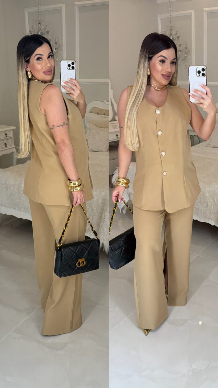 conjunto alfaiataria c/botão 2984 conjunto alfaiataria c/botão 2984