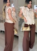 calça pantalona zara c/cinto 3009