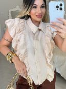 calça pantalona zara c/cinto 3009