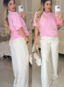 calça pantalona zara c/cinto 3009